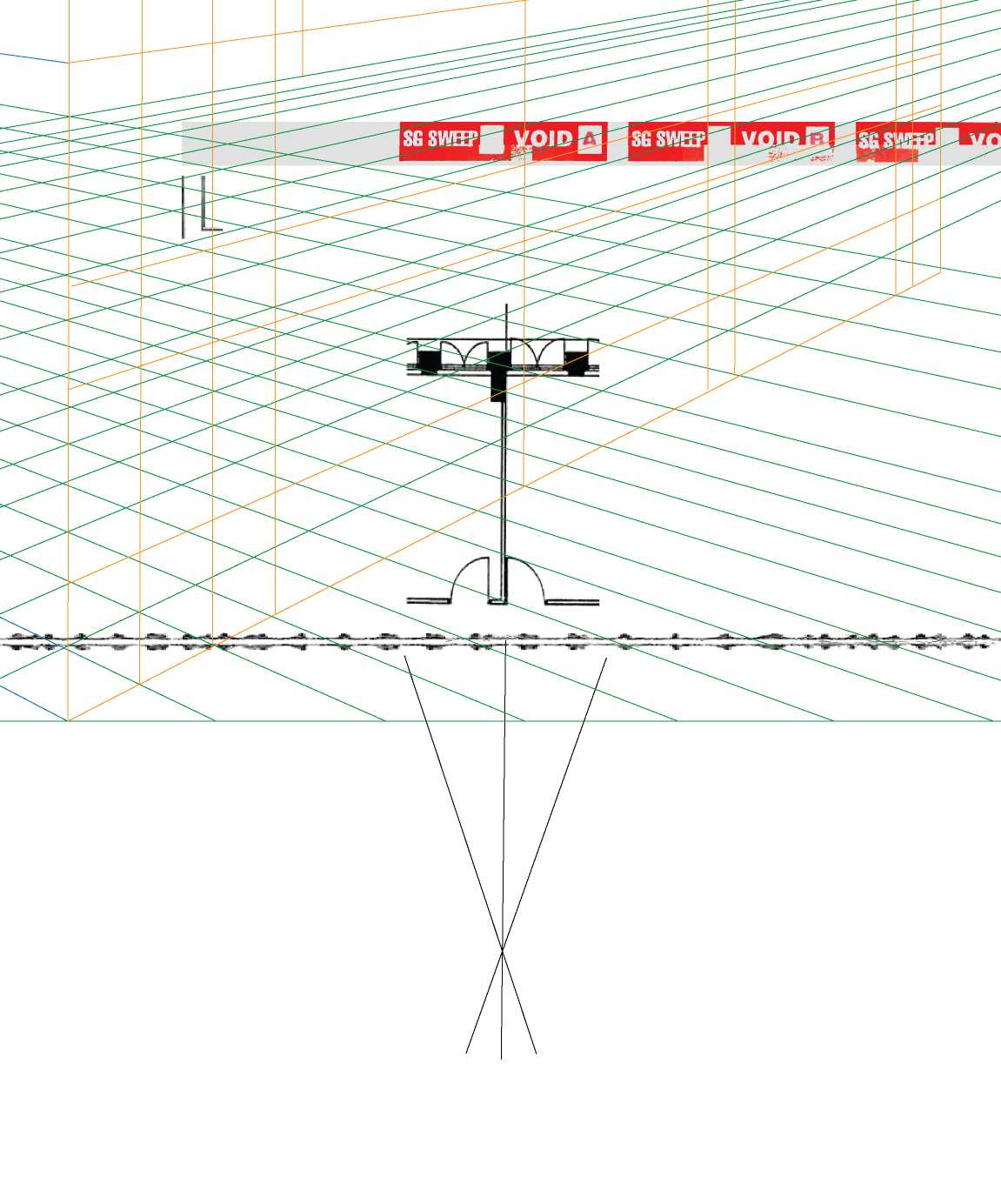 artwork image of 33°00'06" E: Echo Line by Sim Meng Ying 